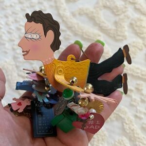 Rossi for Silvestri Dad Father Man Daddy Charm Metal Vintage